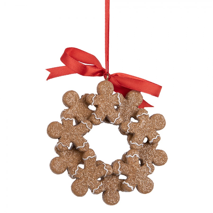 Christmas decoration - gingerbread 10x2x10 cm