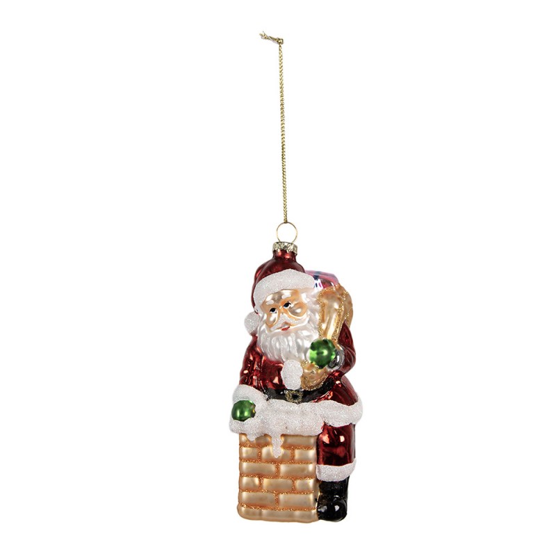 Božični okrasek Božiček/Santa Claus – 12 cm steklo