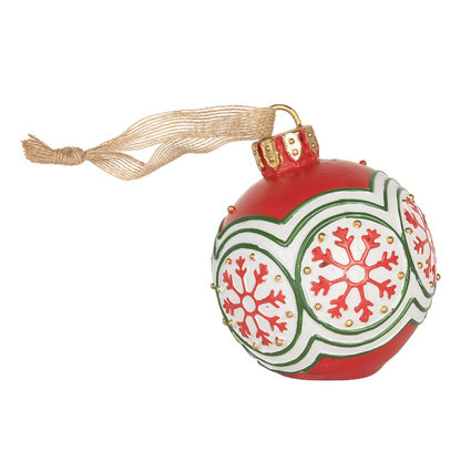 Okrasna krogla LED 12x14 cm