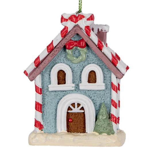 Božični okrasek – medenjak hiška 6x4x8 cm