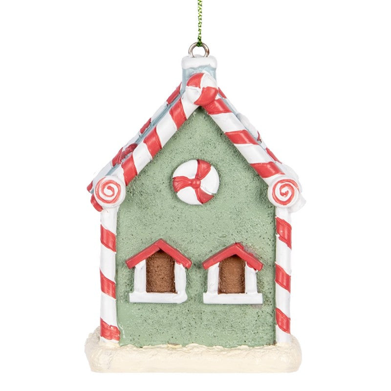 Božični okrasek – medenjak hiška 6x4x8 cm