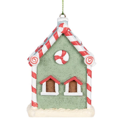Božični okrasek – medenjak hiška 6x4x8 cm
