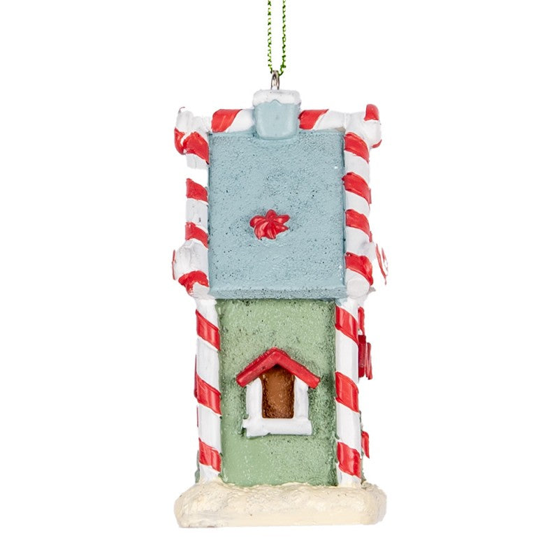 Božični okrasek – medenjak hiška 6x4x8 cm