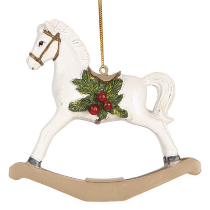 Christmas ornament - horse 12x4x11 cm